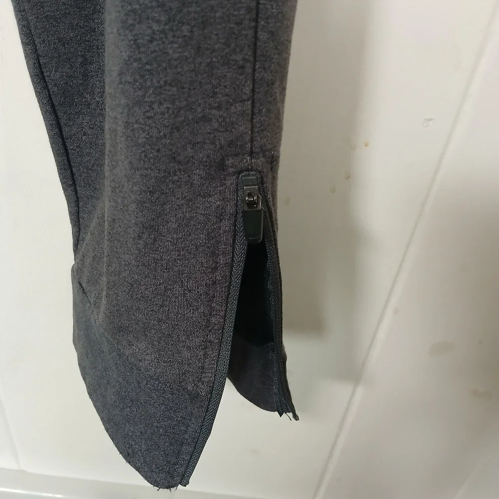 Alphalete Joggers Mens Medium Gray‎ Tapered Zipper Ankle Athletic Pants